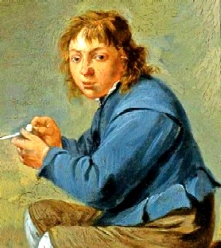 A Boy Smoking